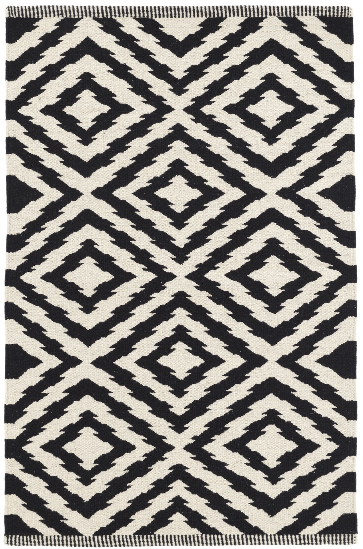 /Modern & Transtitional/DA Modern/RUGCloverBlackWovenCottonRug_DA1106_product_list.jpg