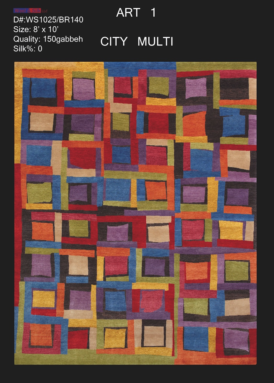 /Modern & Transtitional/Wool Silk/City-MultiWS1025-BR140-8x10.jpg