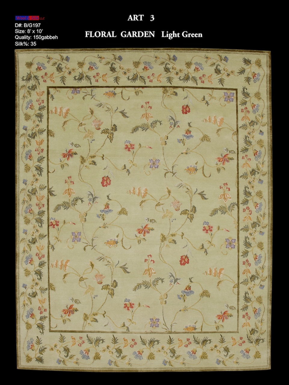 /Modern & Transtitional/Wool Silk/Floral-Garden-Light-GreenB-G197-8x10.jpg