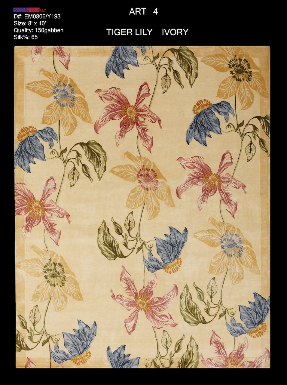 /Modern & Transtitional/Wool Silk/Tiger-Lily-IvoryEM0806-Y193-8x10.jpg